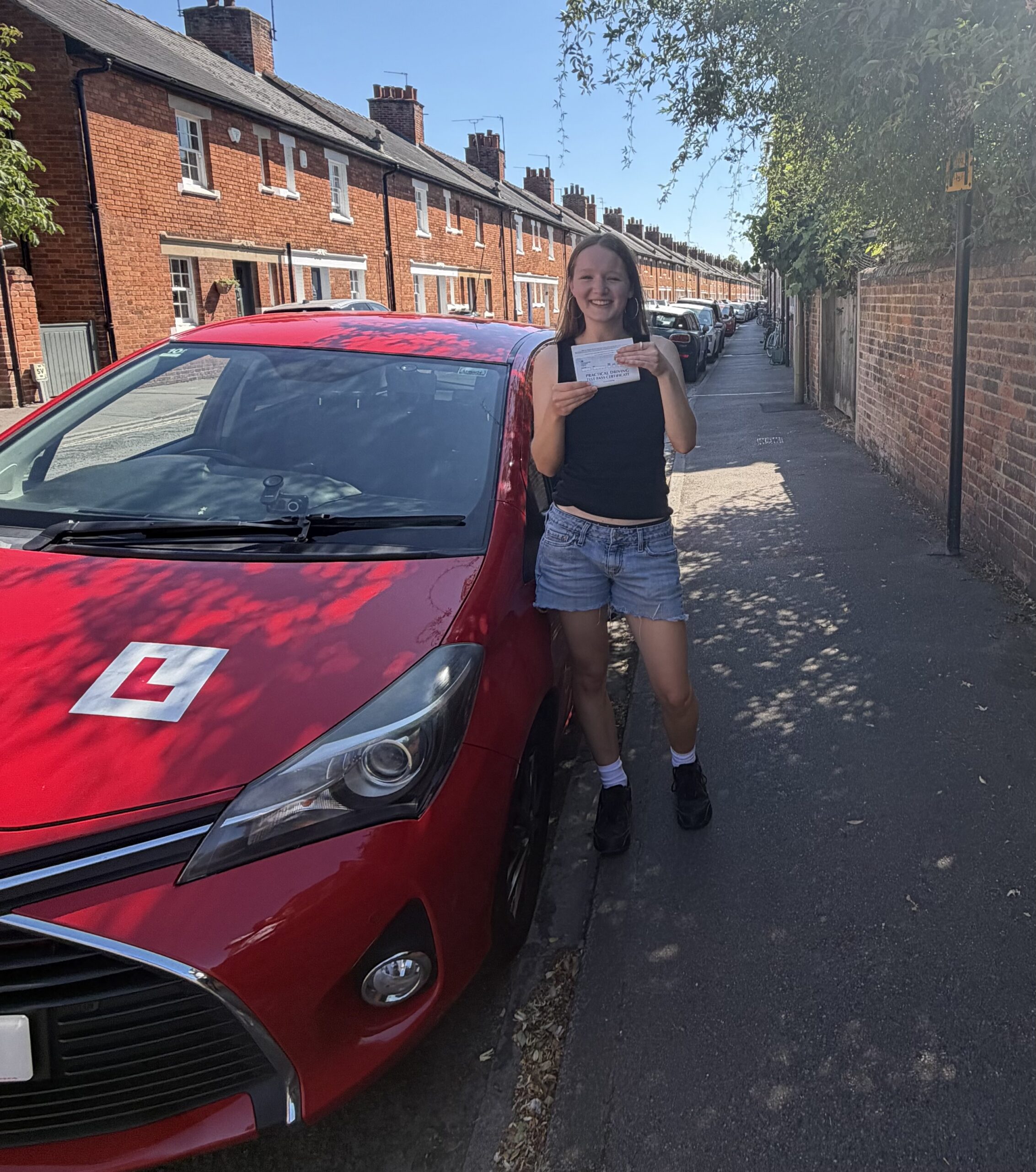 Learner driver taking a driving lesson in Oxford